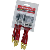 Neilsen Wooden Paint Brushes Decorating Fence Diy Brush Set 5pc 0.5" To 2.5"